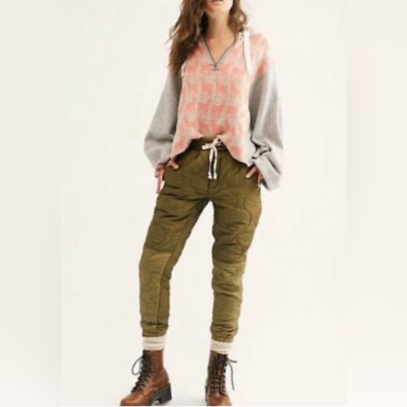 Free People Alpaca My Bags Hoodie Womens XS Sweatshirt Hi Lo Oversize Boho Rare - Picture 4 of 17